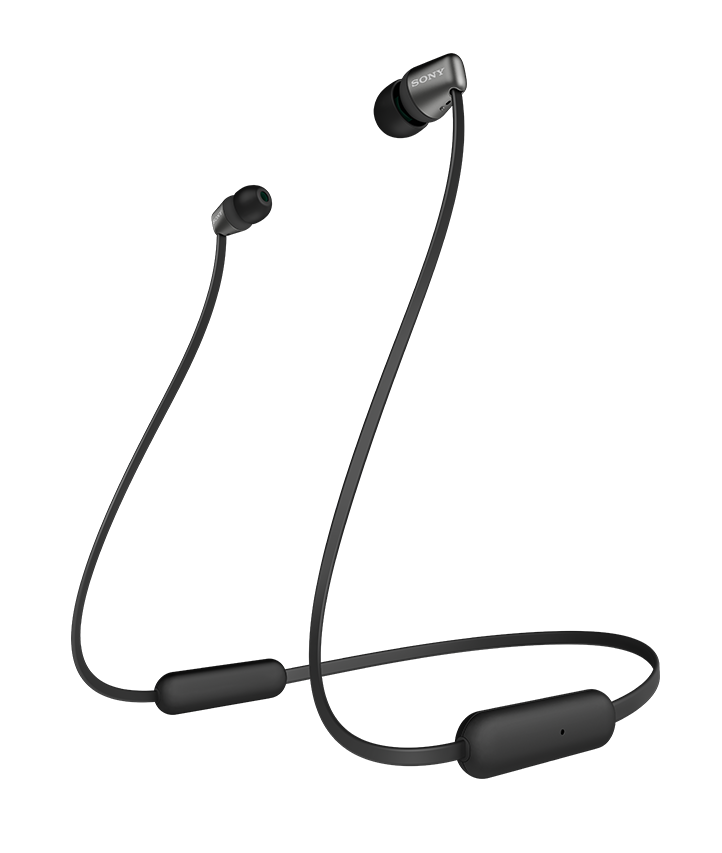 Sony WI-C310 kabelloser Bluetooth In-Ohr Kopfhörer mit Mikro, schwarz
