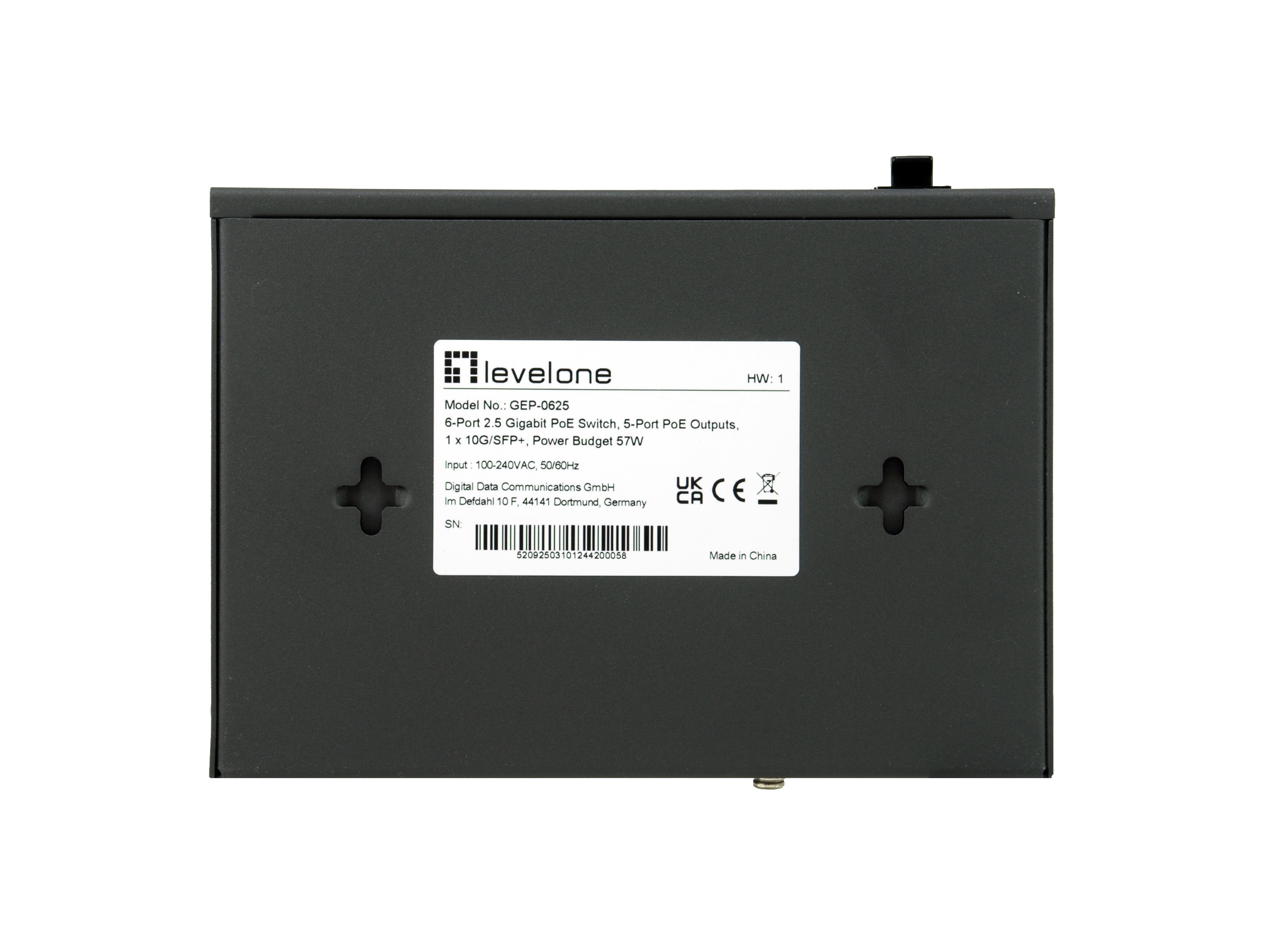 LevelOne PoE+Switch 4x2.5GE PoE/1x2.5GE/+65W unmanag.Plastik