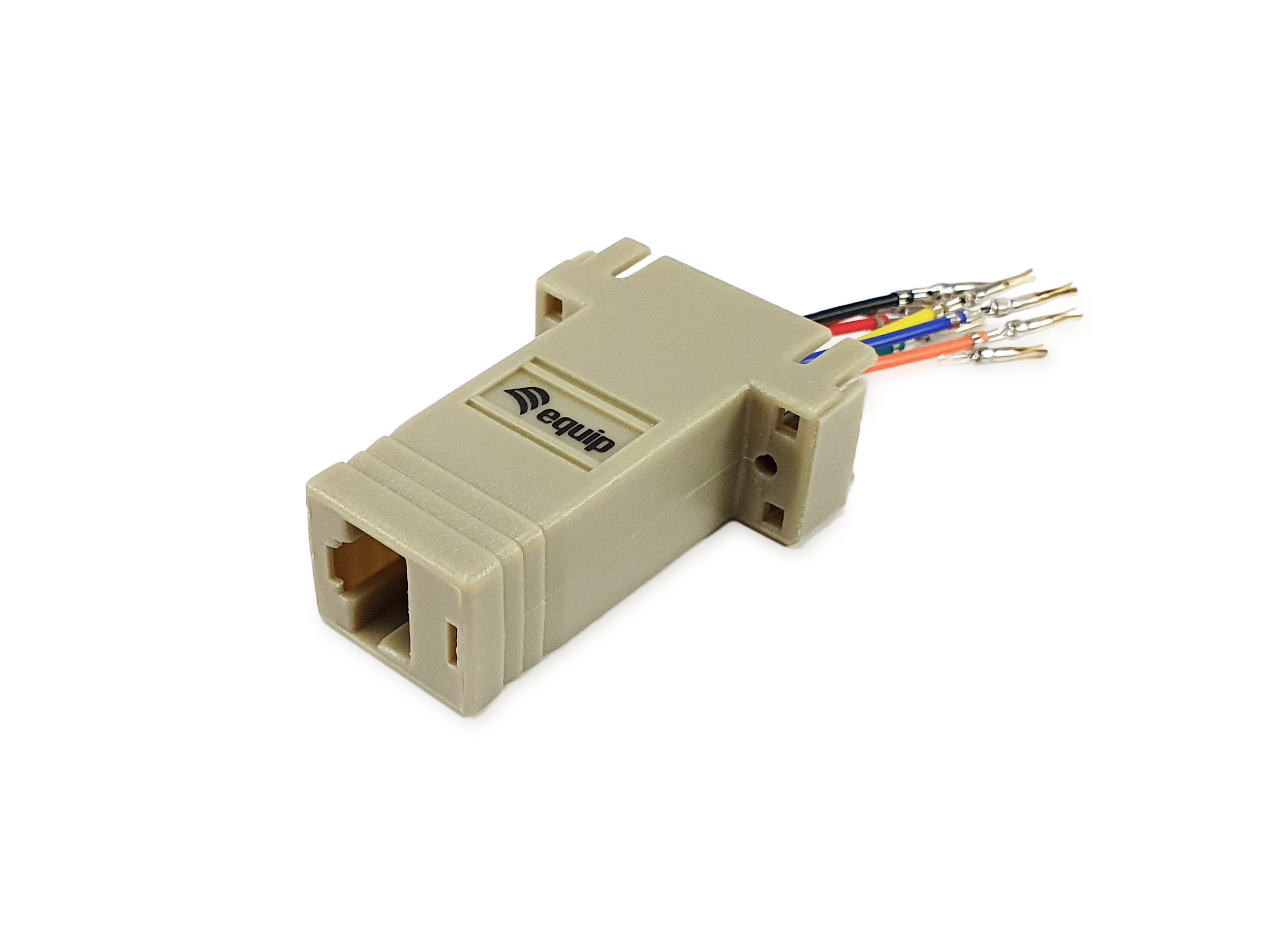 Equip Adapter DB9 Serial->RJ45 Bu/Bu 8Pin grau Polybeutel