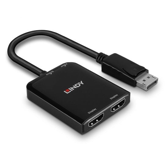 LINDY DisplayPort auf 2 Port HDMI MST Hub
