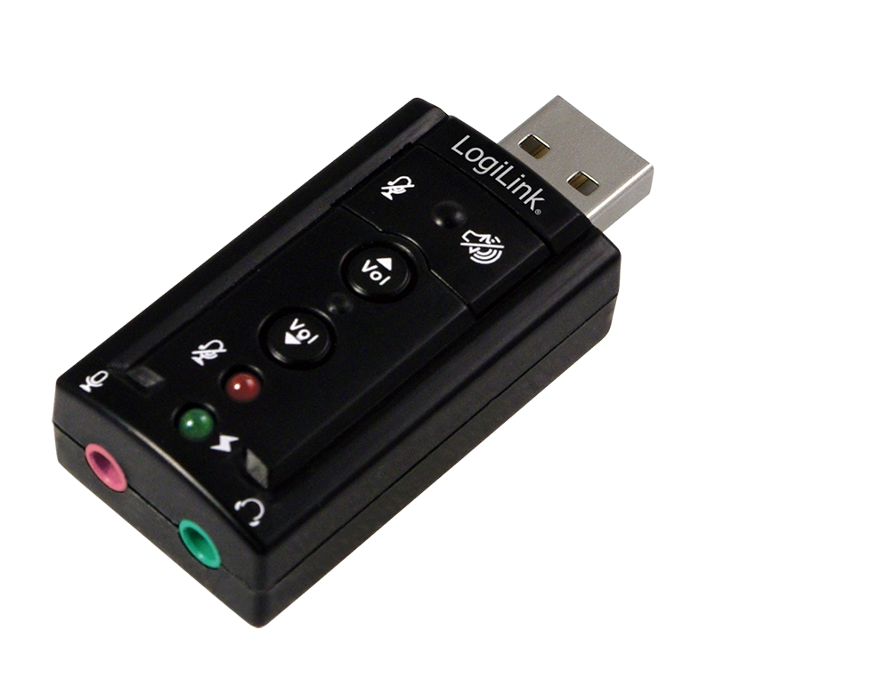 Logilink Soundkarte USB 7.1 Surround Sound Effekte