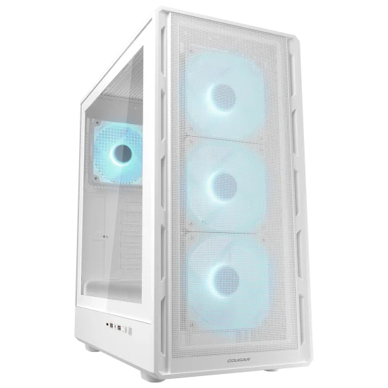 COUGAR Gehäuse Midi-Tower Airface Pure PRO, ARGB, Weiß