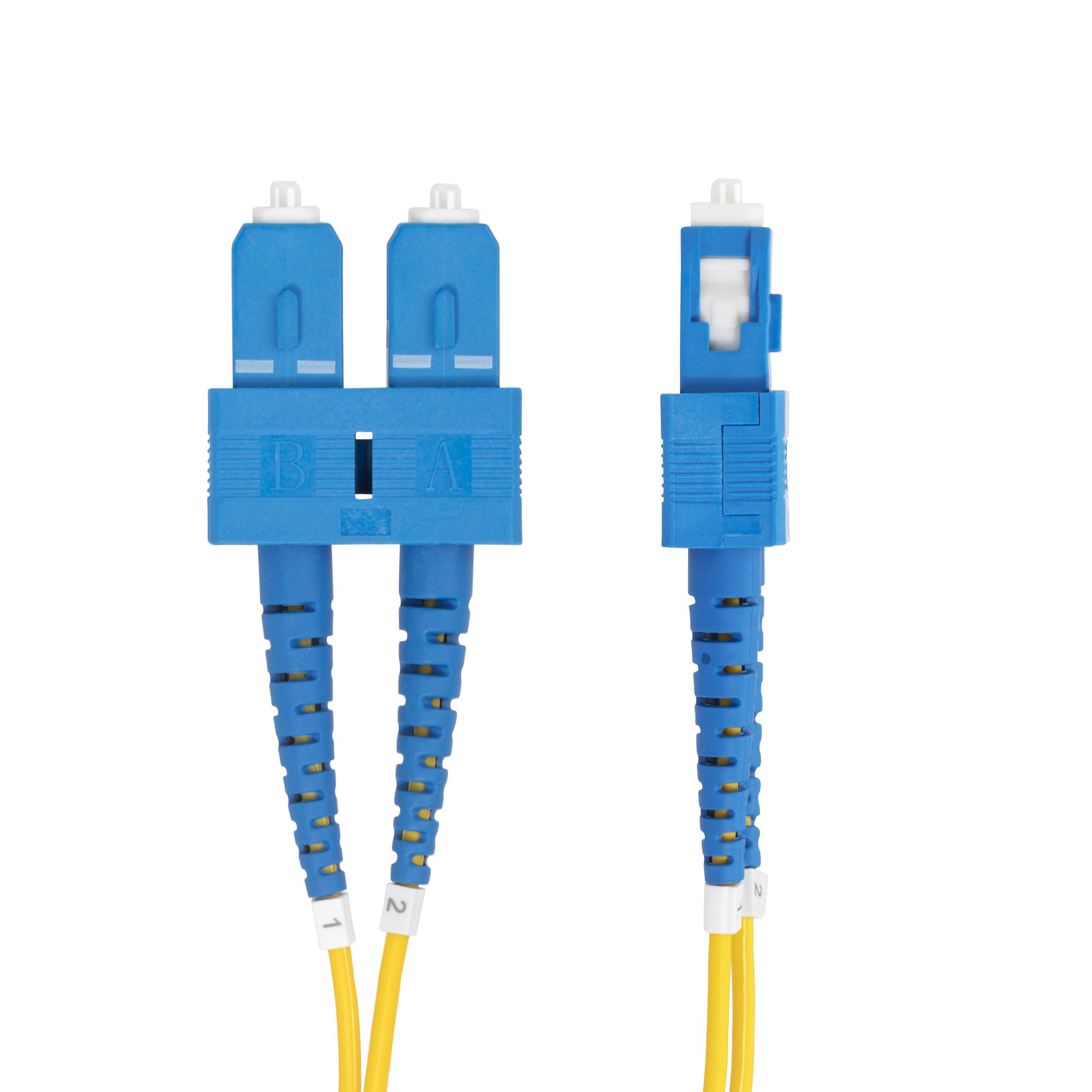 STARTECH.COM 2meter LWL Patchkabel SC SC UPC Singlemode OS2 Duplex 9/125um 40G/100G LSZH Glasfaserkabel