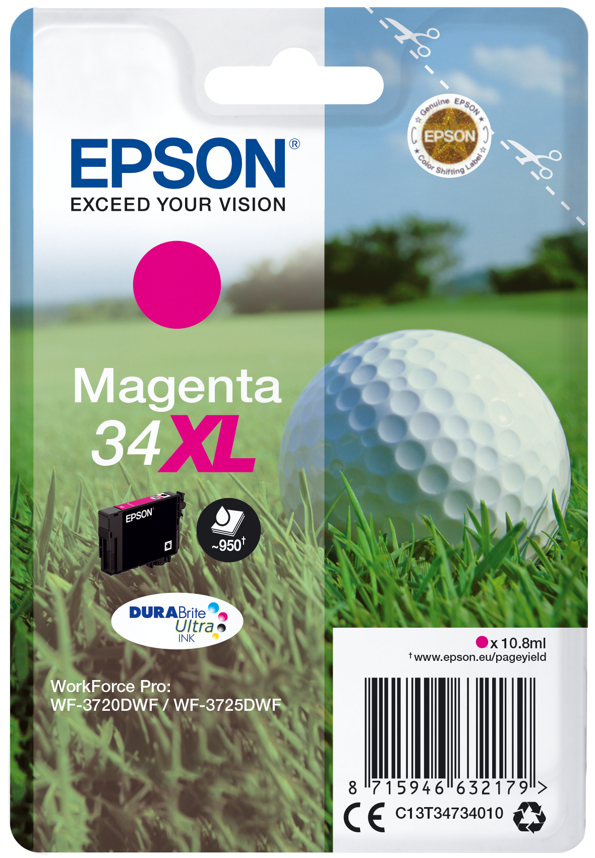 EPSON 34XL / T3473XL (Golfball) magenta Druckerpatrone