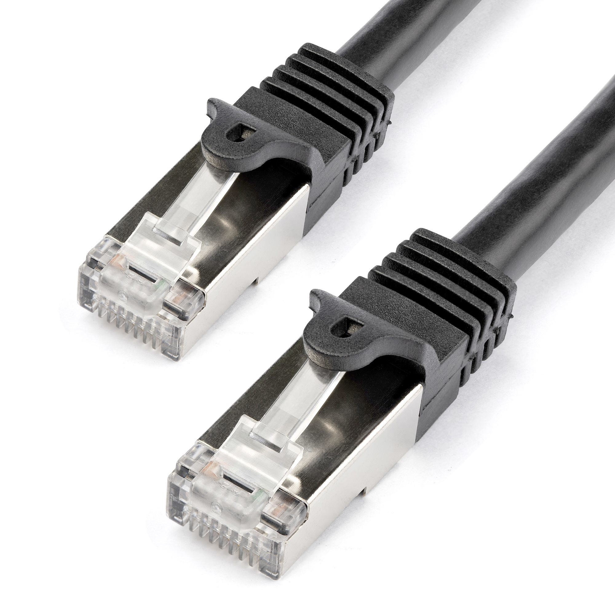 1M BLACK CAT6 SFTP CABLE .