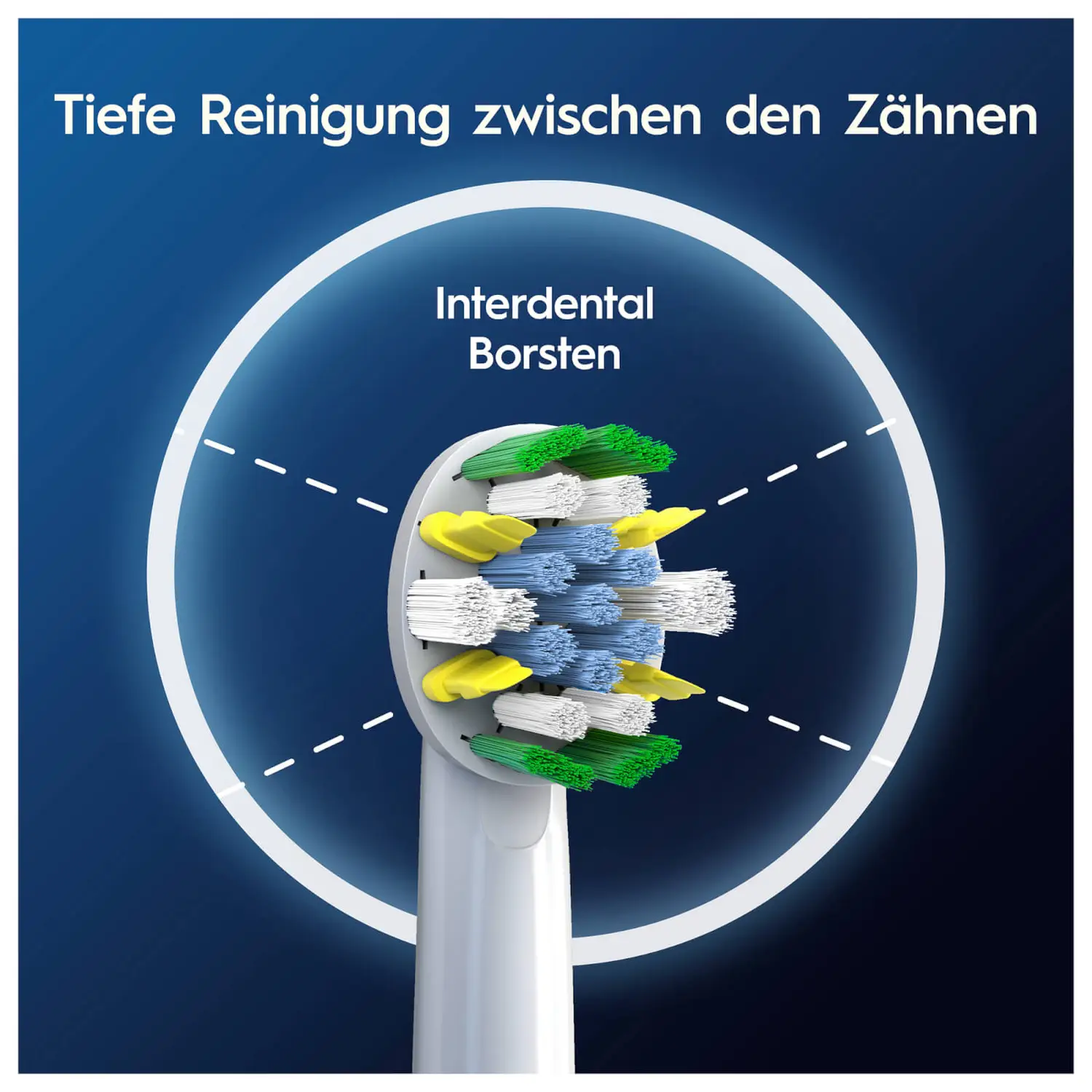 Braun Oral-B Pro Tiefenreinigung Aufsteckbürsten - 6 Stk - Weiß