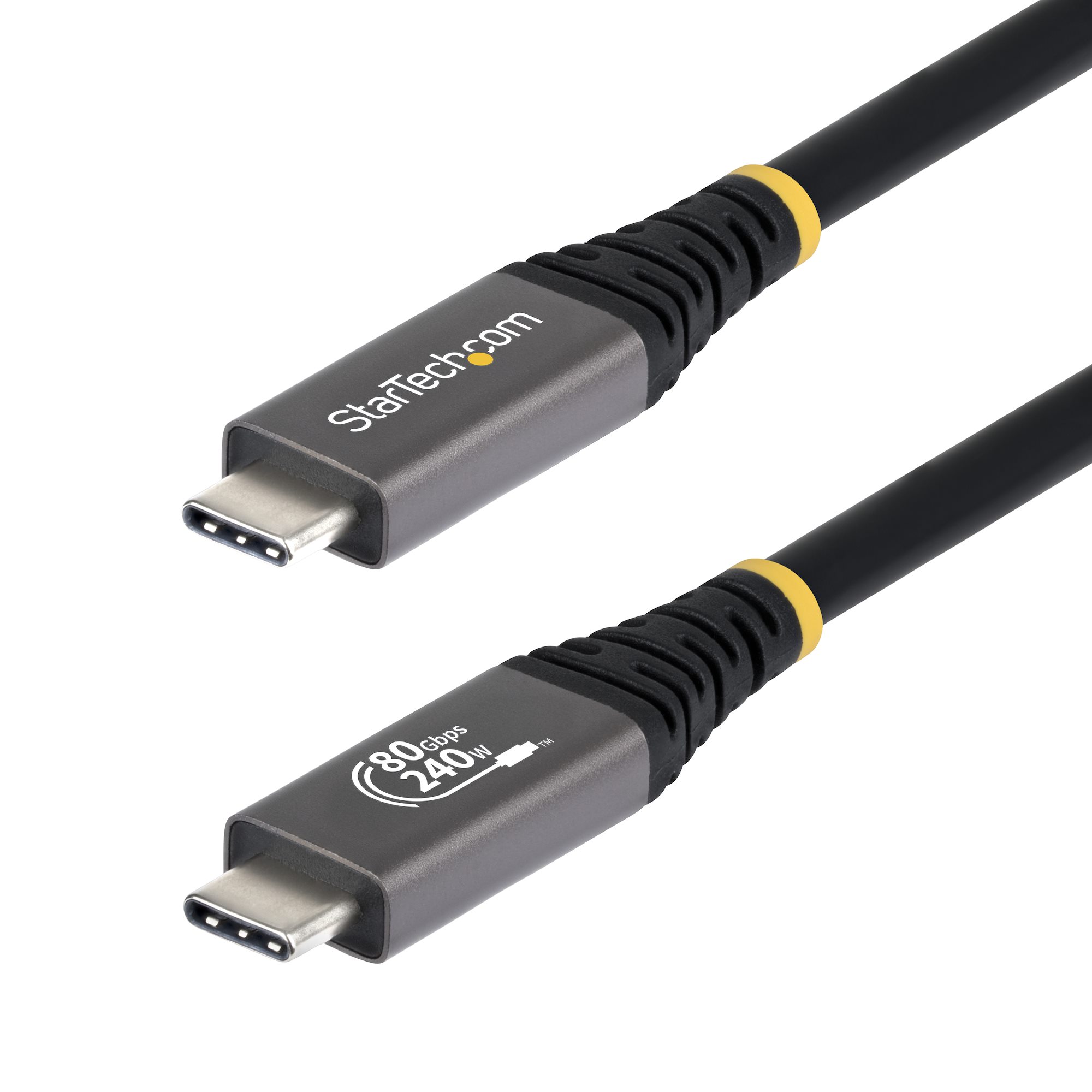 StarTech.com 1m USB4 Kabel 80Gbps USB C Schwarz