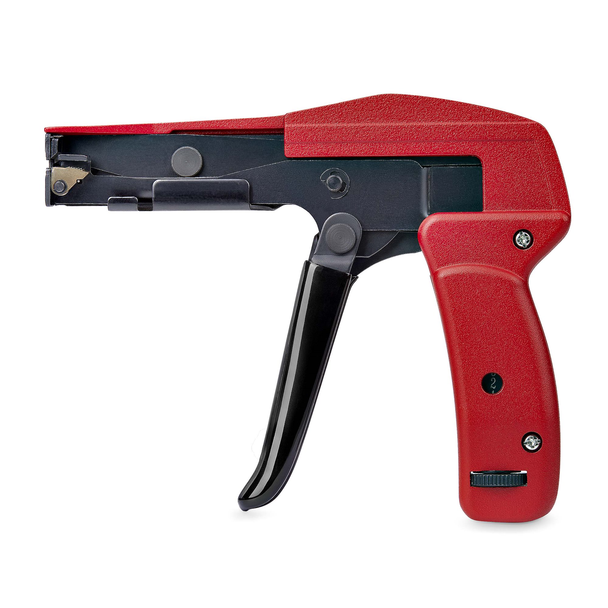 STARTECH.COM Kabelbinderzange fur Nylon Kabelbinder Kabelbinder Schneider und Spannwerkzeug Kabelbinder Pistole-Werkzeug