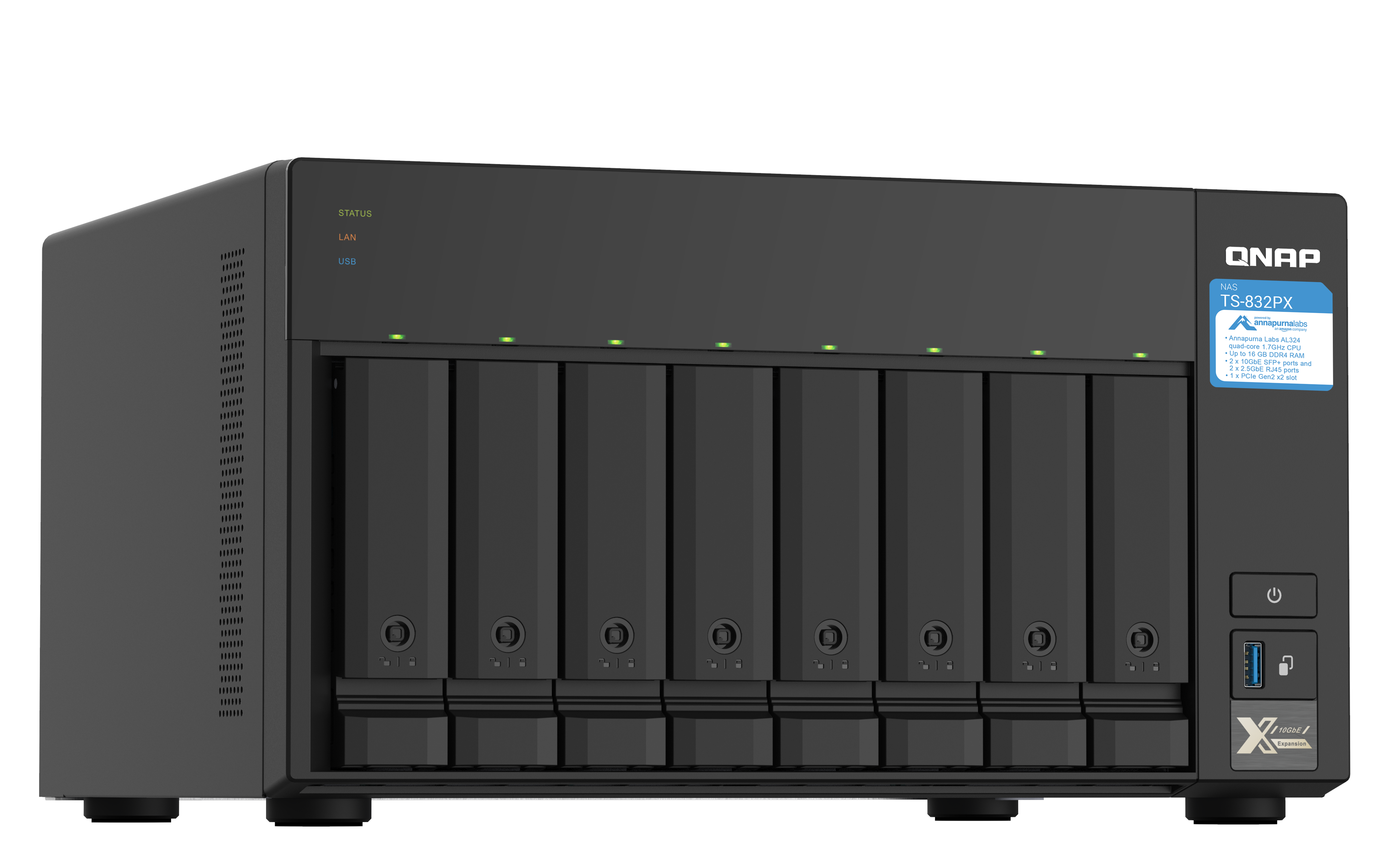 QNAP TS-832PX-4G - NAS-Server