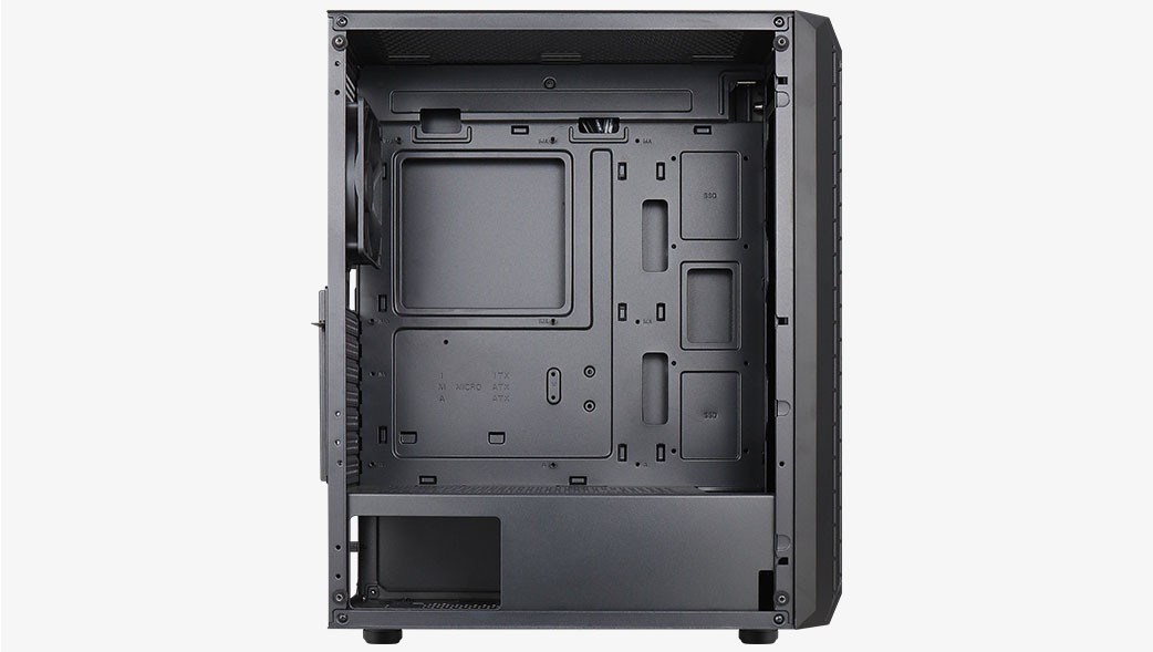 AeroCool Geh Midi Beam-G v1 MicroATX/ATX/MiniITX (B)