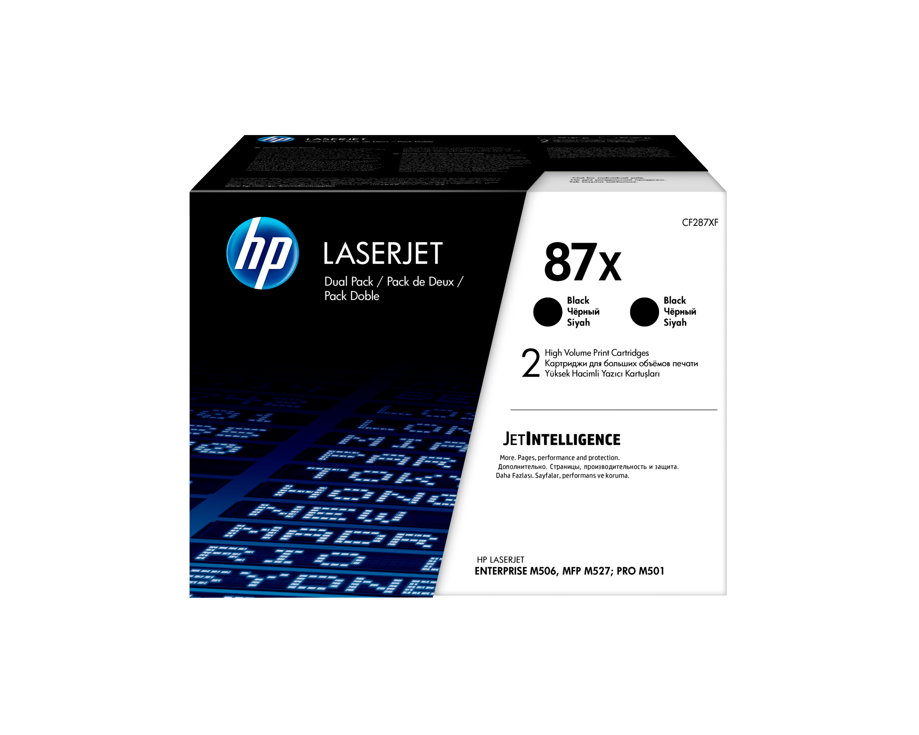 HP 87X (CF287XD) schwarz Tonerkartuschen, 2er-Set