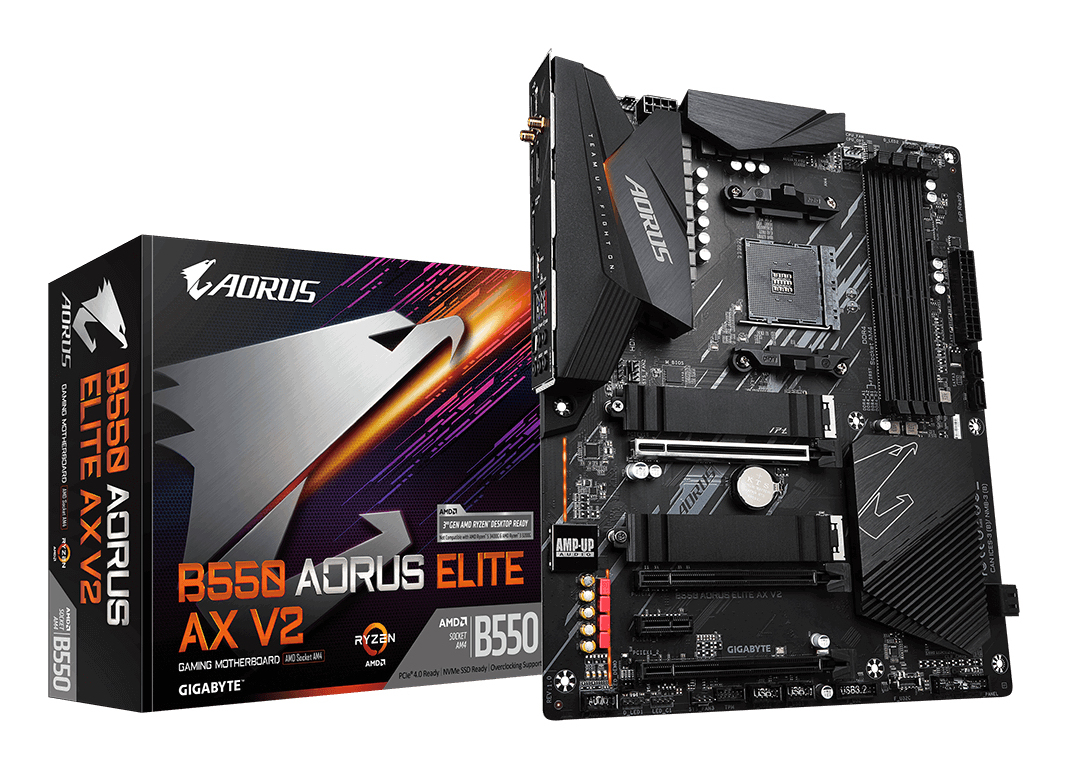 Gigabyte GA-B550-AORUS ELITE AX v2 (AM4) (D)
