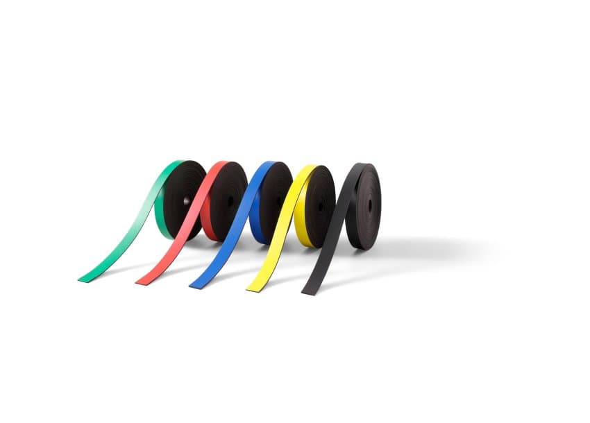 nobo Magnetband schwarz 1,0 cm x 5,0 m, 1 Rolle