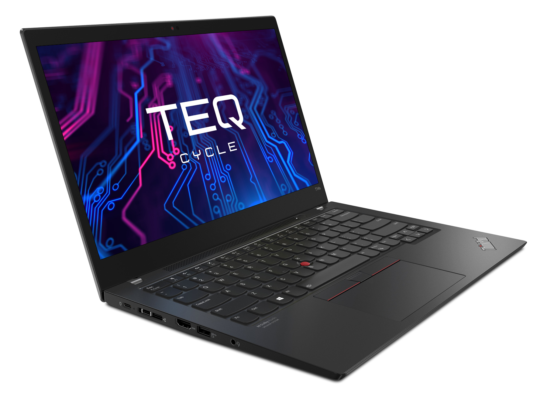 TEQCYCLE Lenovo ThinkPad T14s G2 AMD Ryzen 7 PRO 5850U 35,56cm 14Zoll 16GB 512GB M.2 BL CAM W11P Premium