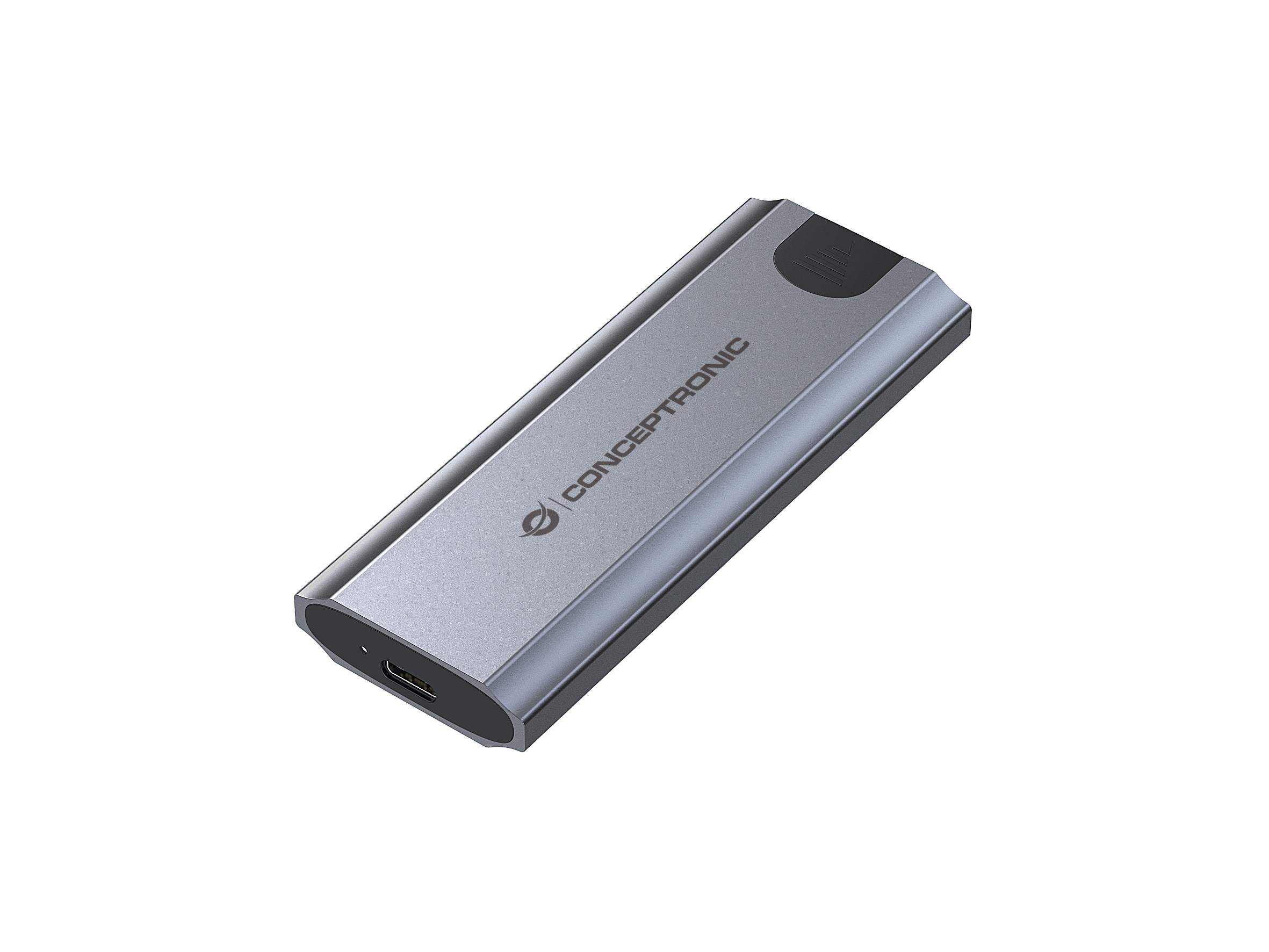CONCEPTRONIC SSD Gehäuse M-Key M.2->M/B+M-Key/USB-C3.2 gr