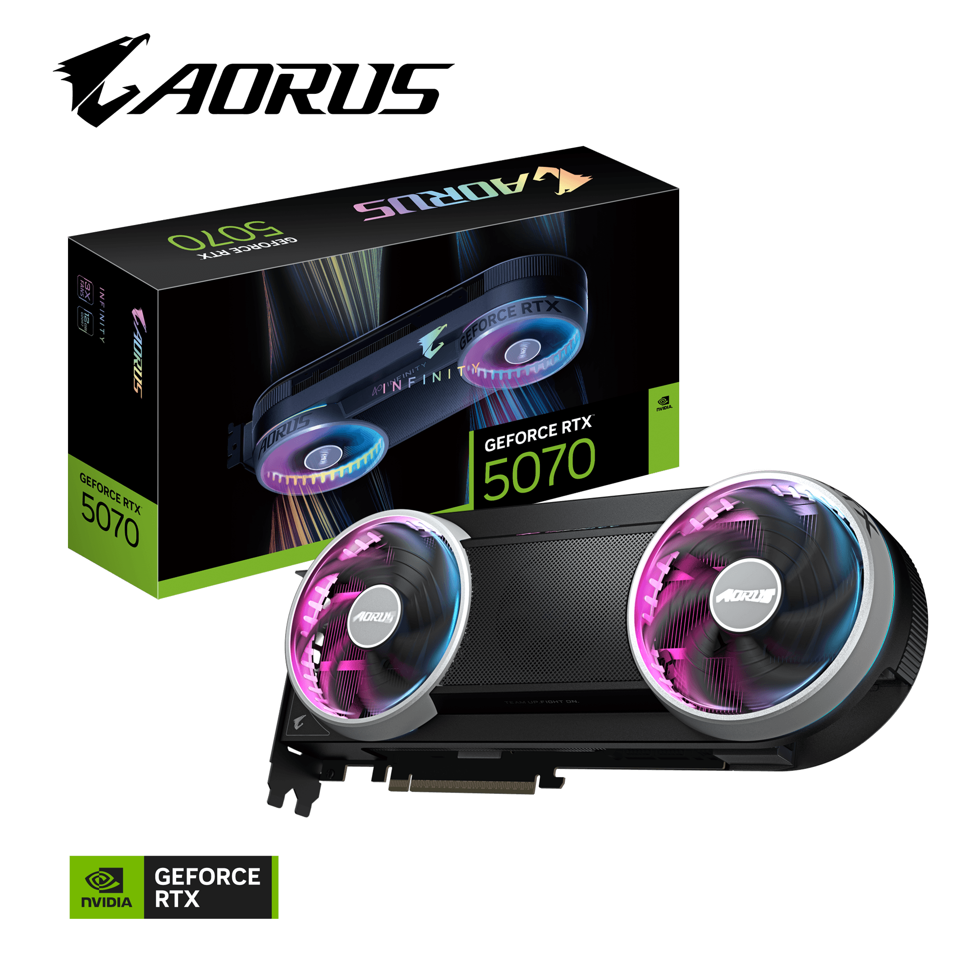 GIGABYTE AORUS GeForce RTX 5070 INFINITY 12GB