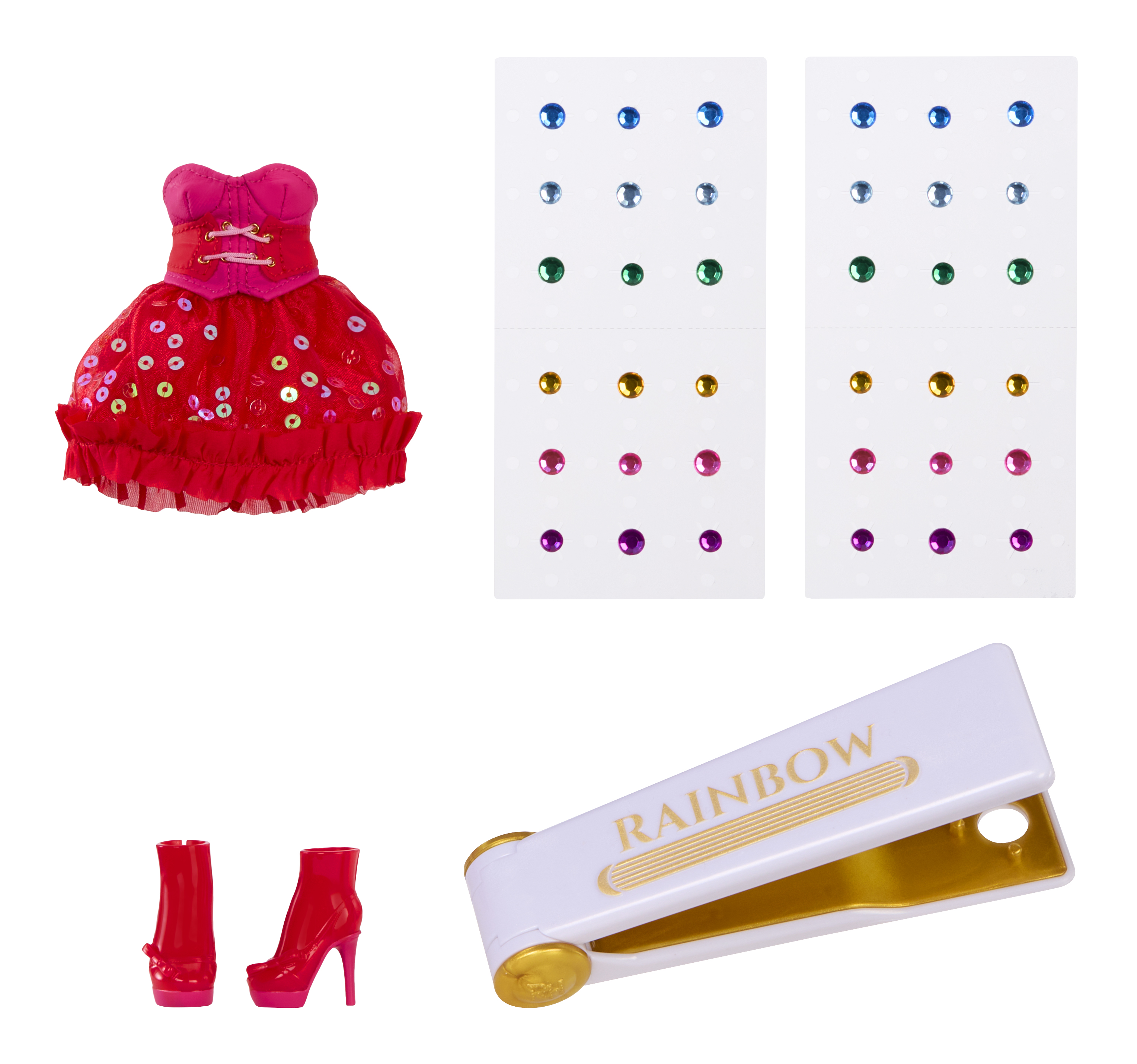 Rainbow High Be Dazzling Fashion Dolls - Vivienne Rouge, Puppe