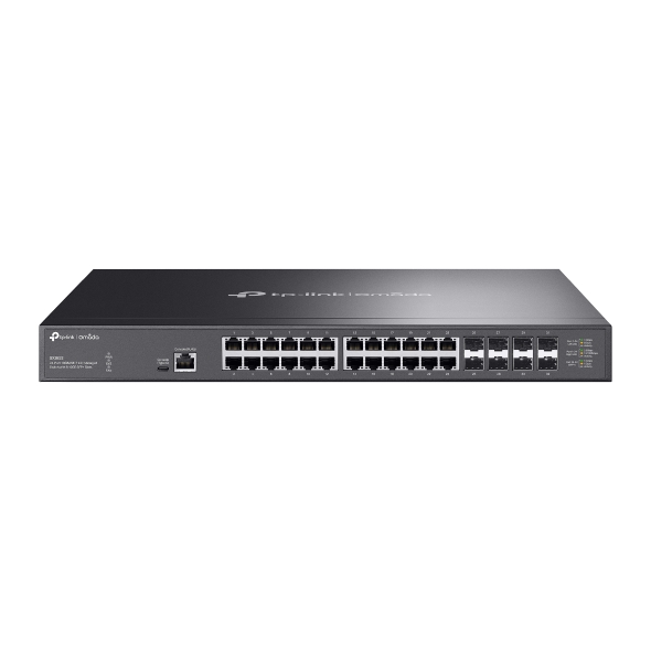 TP-LINK SX3832 Omada 24-Port 10GBASE-T L2+ Managed Switch 24x 10G RJ45 8x 10G SFP+