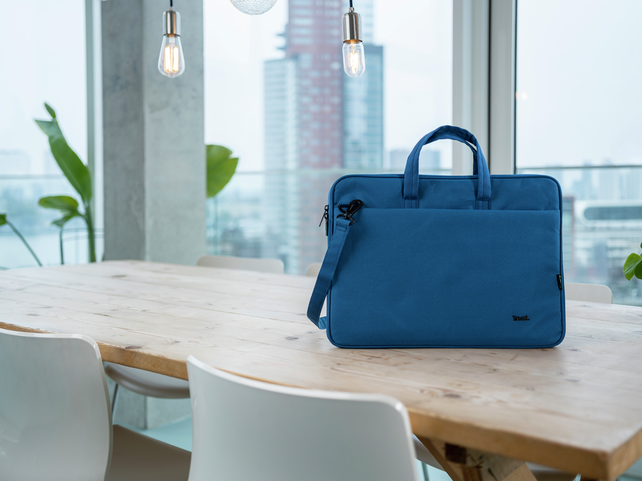BOLOGNA LAPTOP BAG 16 BLUE ECO FRIENDLY
