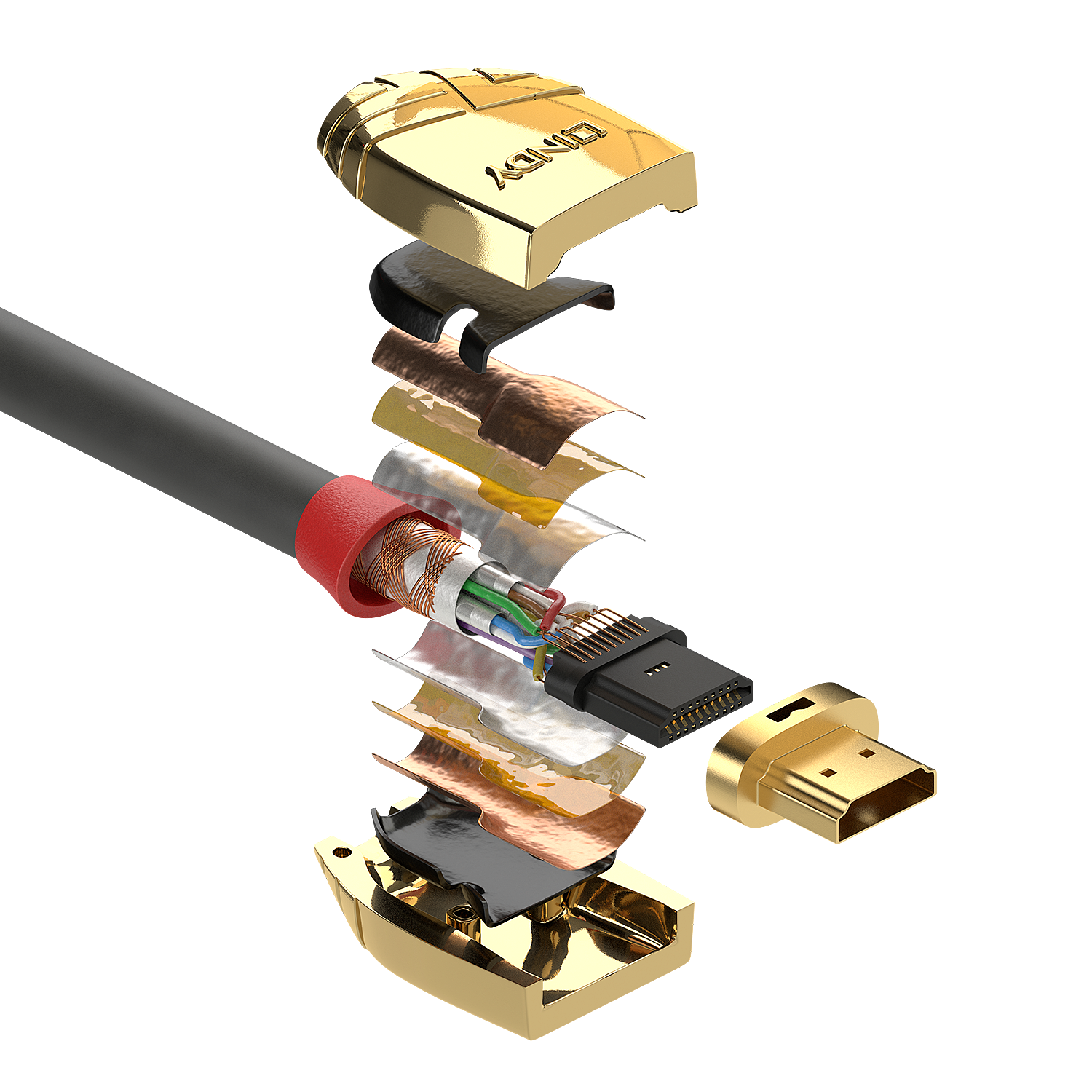 LINDY HDMI Kabel Gold Line 10m