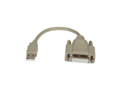 0.2M USB A-M TO GAME DSUB15/F USB2.0 ADAPTERKABEL GAME PORT