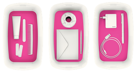 LEITZ MyBox Aufbewahrungsbox 5,0 l perlweiß/pink 31,8 x 19,1 x 12,8 cm, 1 St.