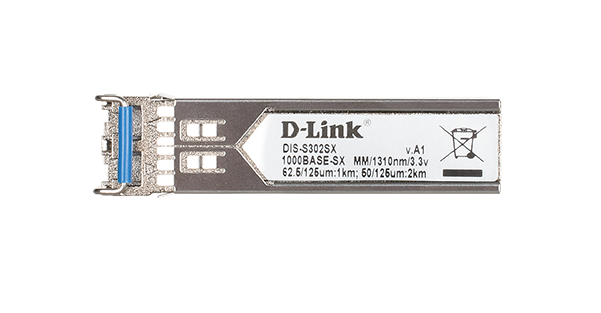 D-LINK DIS-S302SX Industrial SFP 1000BASE-SX Multi-Mode 2km Duplex LC SFP Transceiver