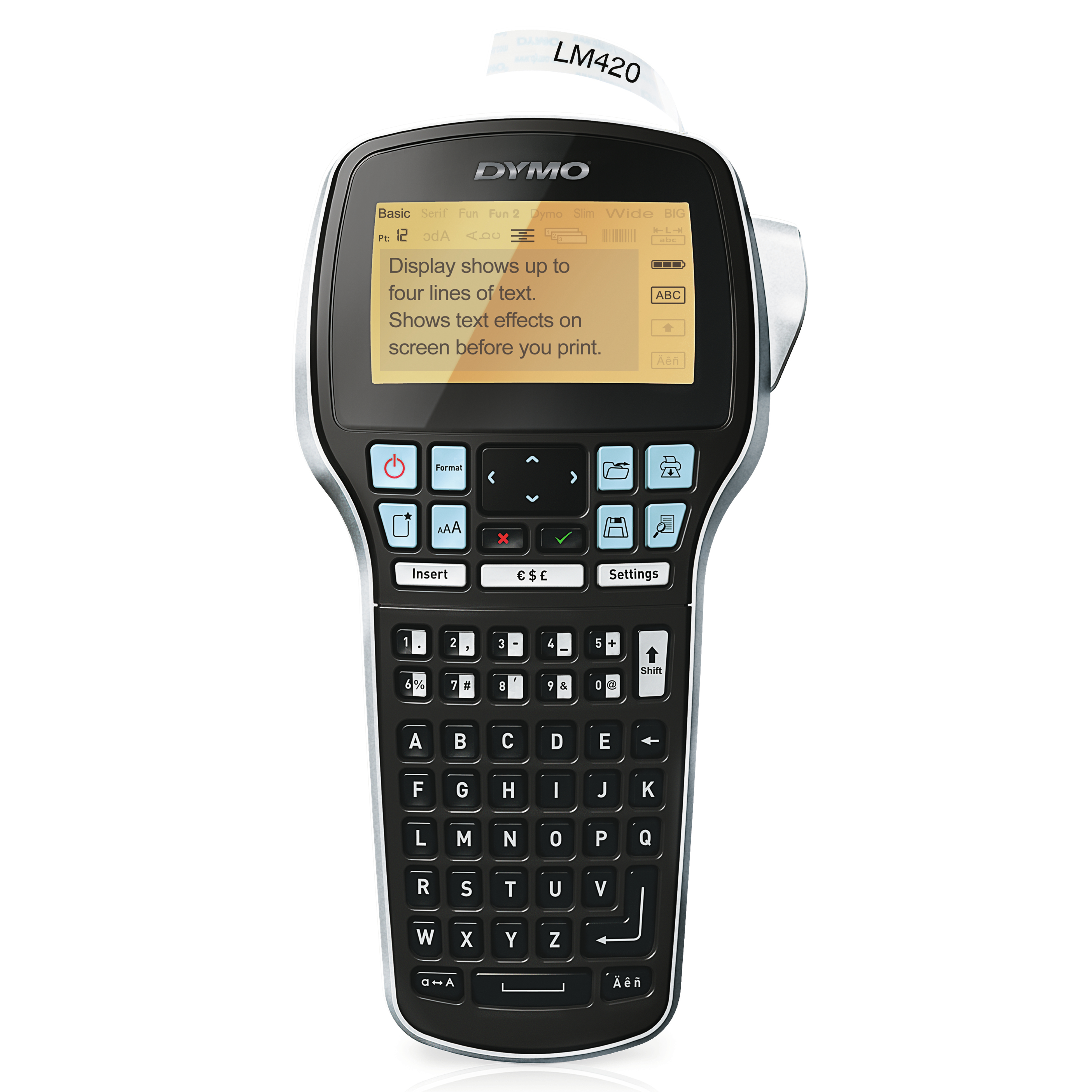 DYMO LabelManager 420P Set Beschriftungsgerät schwarz