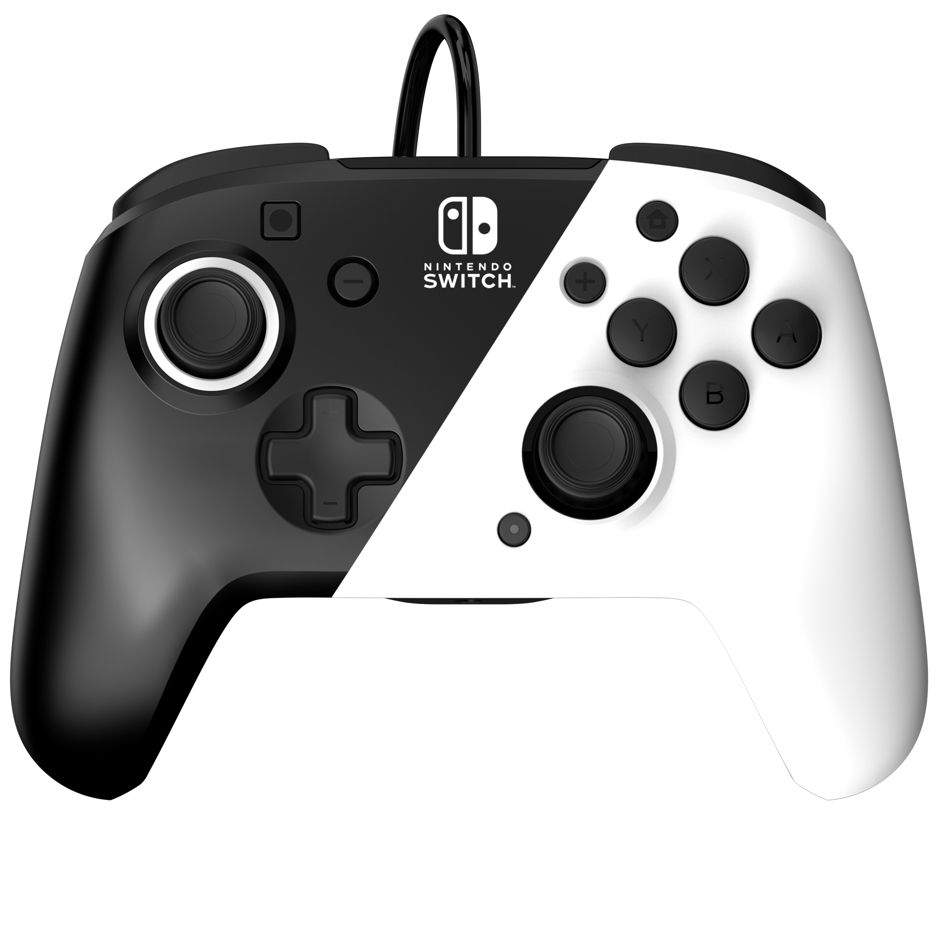 PDP Controller Faceoff Deluxe+Audio schwarz/weiß Switch