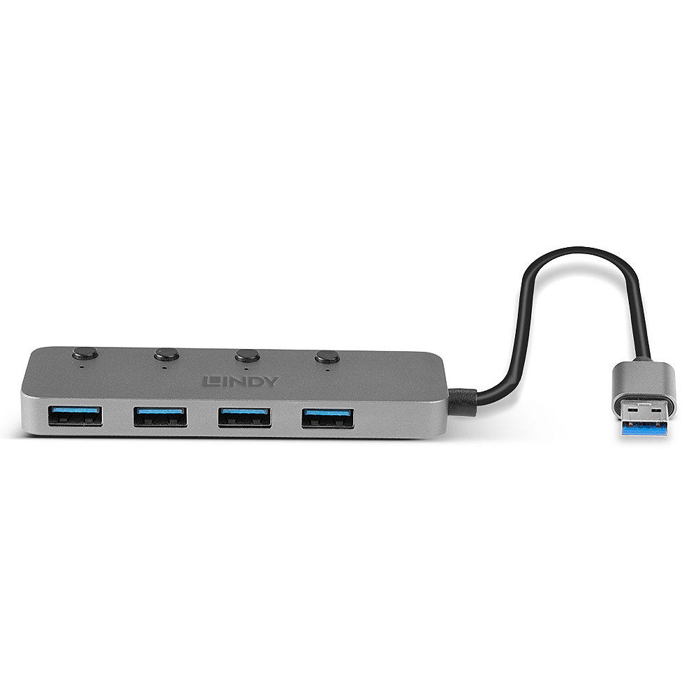 4 Port USB 3.0 Hub mit Ein-/Ausschaltern, USB-Hub