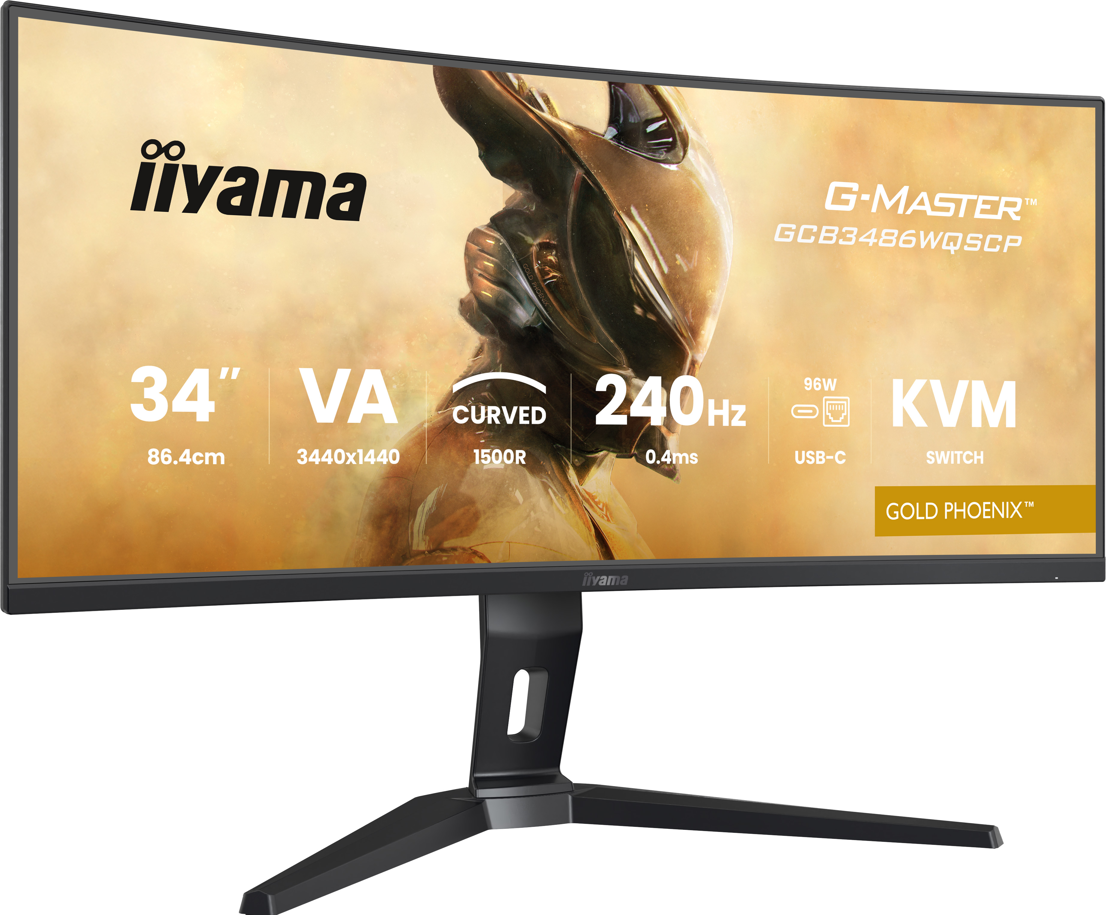 IIYAMA 86.4cm (34) GCB3486WQSCP-B1 21:9 2xHDMi+2xDP+USB-C