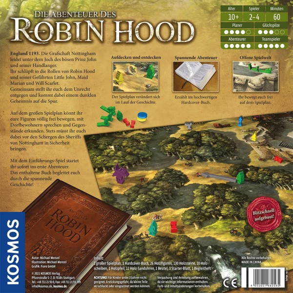 Die Abenteuer des Robin Hood, Brettspiel