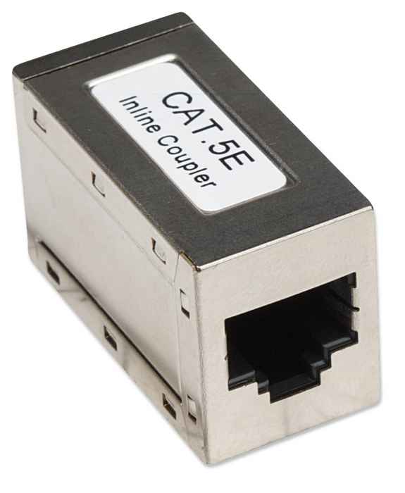 INTELLINET Kupplung RJ45 Cat5e 8P8C Bu/Bu FTP silber