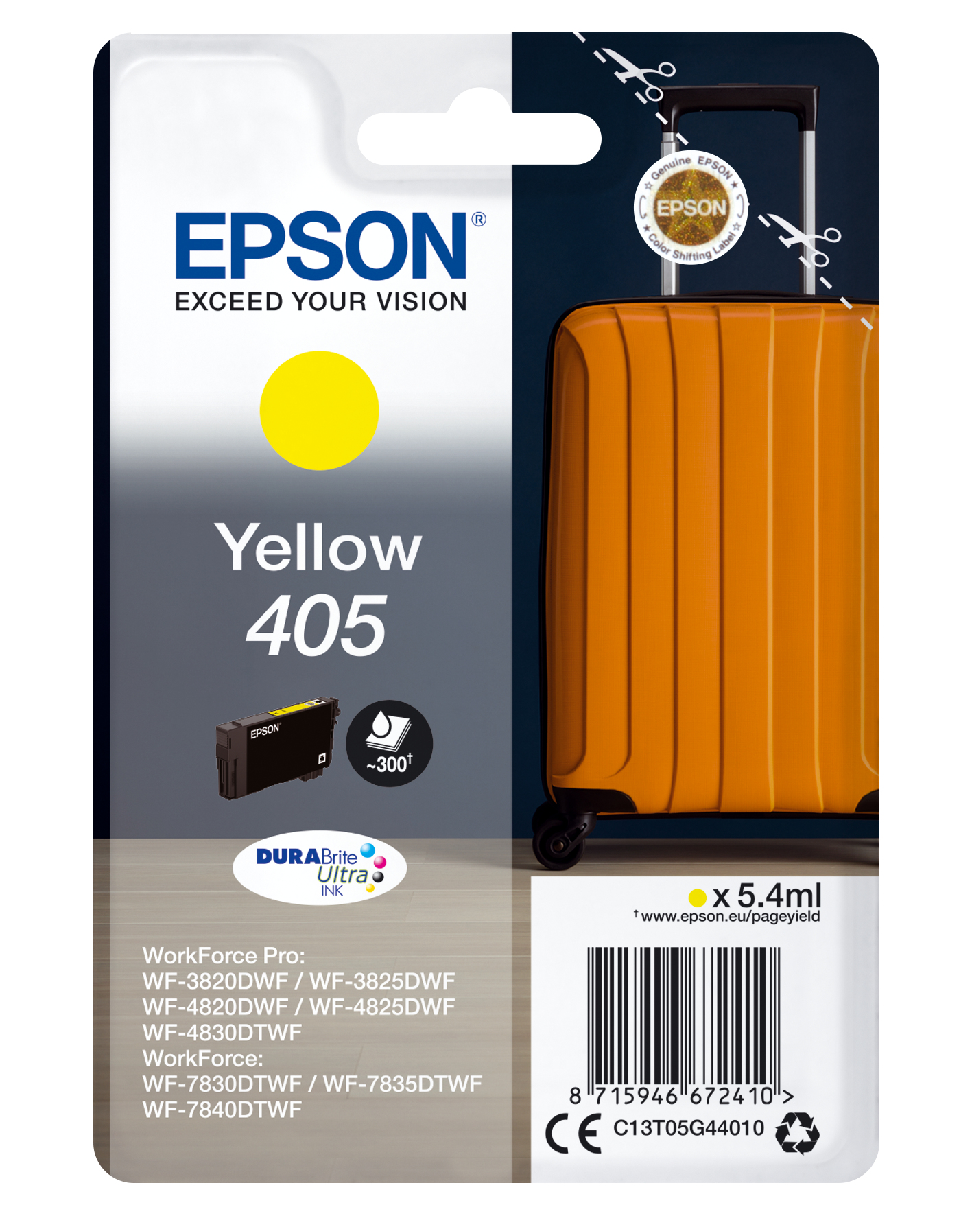 EPSON 405 / T05G4 (Koffer) gelb Druckerpatrone