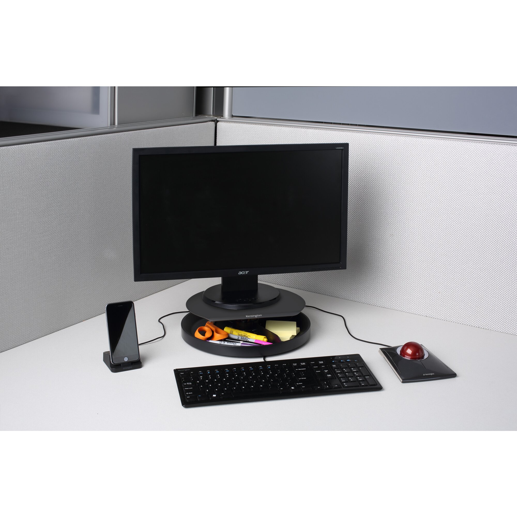 Kensington Monitor-Drehteller Spin2 schwarz
