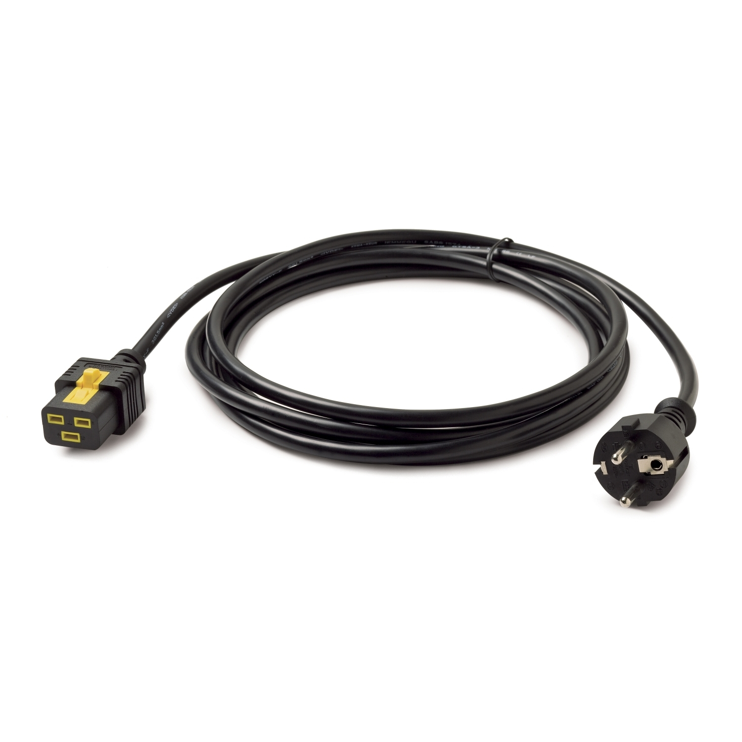 APC Power cable IEC 60320 C19 to power CEE 7/7m AC 240V 16 A 3m Black