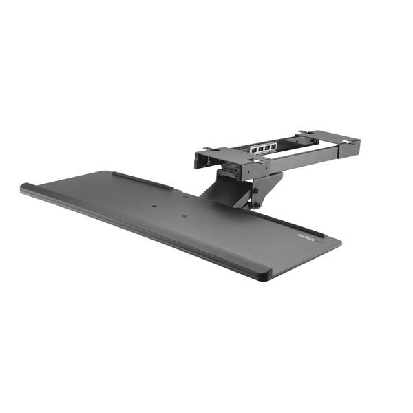 STARTECH.COM Under Desk Keyboard Tray - 26.4in Wide - Adjustable - Computer Keyboard Stand - Keyboard Shelf - Ergonomic Keyboard Tra