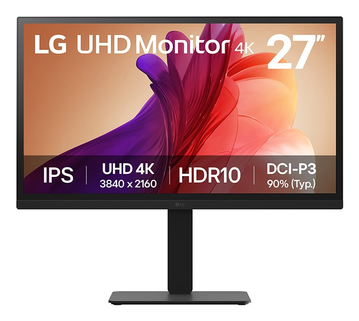 LG 27BA45U-B.AEU 68,4cm 27Zoll IPS 3840x2160 16:9 300cd/m2 5ms 2XHDMI DP Black