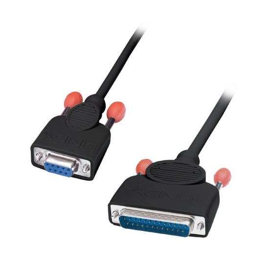 LINDY Serielles Druckerkabel 9 pol. Kupplung/25 pol. Stecker 2m