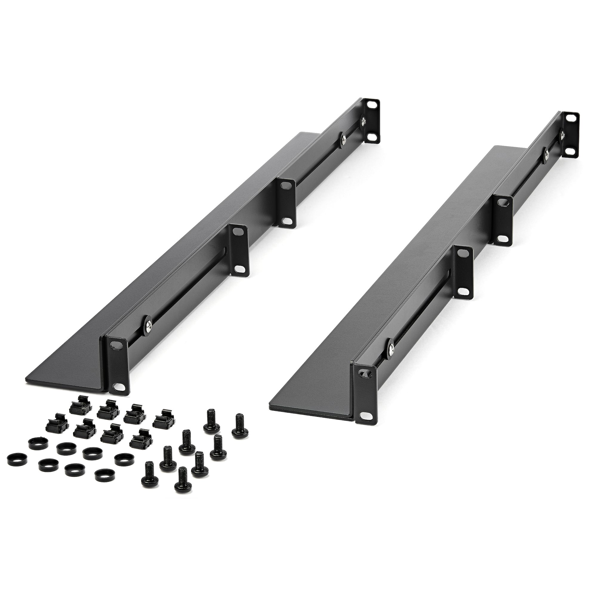 STARTECH.COM 1U Server Rack Rails with Adjustable Mounting Depth 4 post EIA/ECA-310 Compliant Supports up to 200lbs