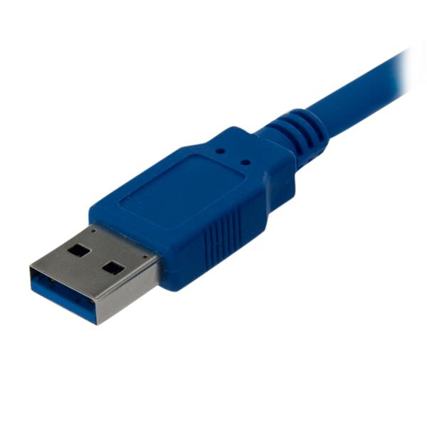 StarTech.com SuperSpeed USB 3.0 Kabel A auf B 1 m Blau