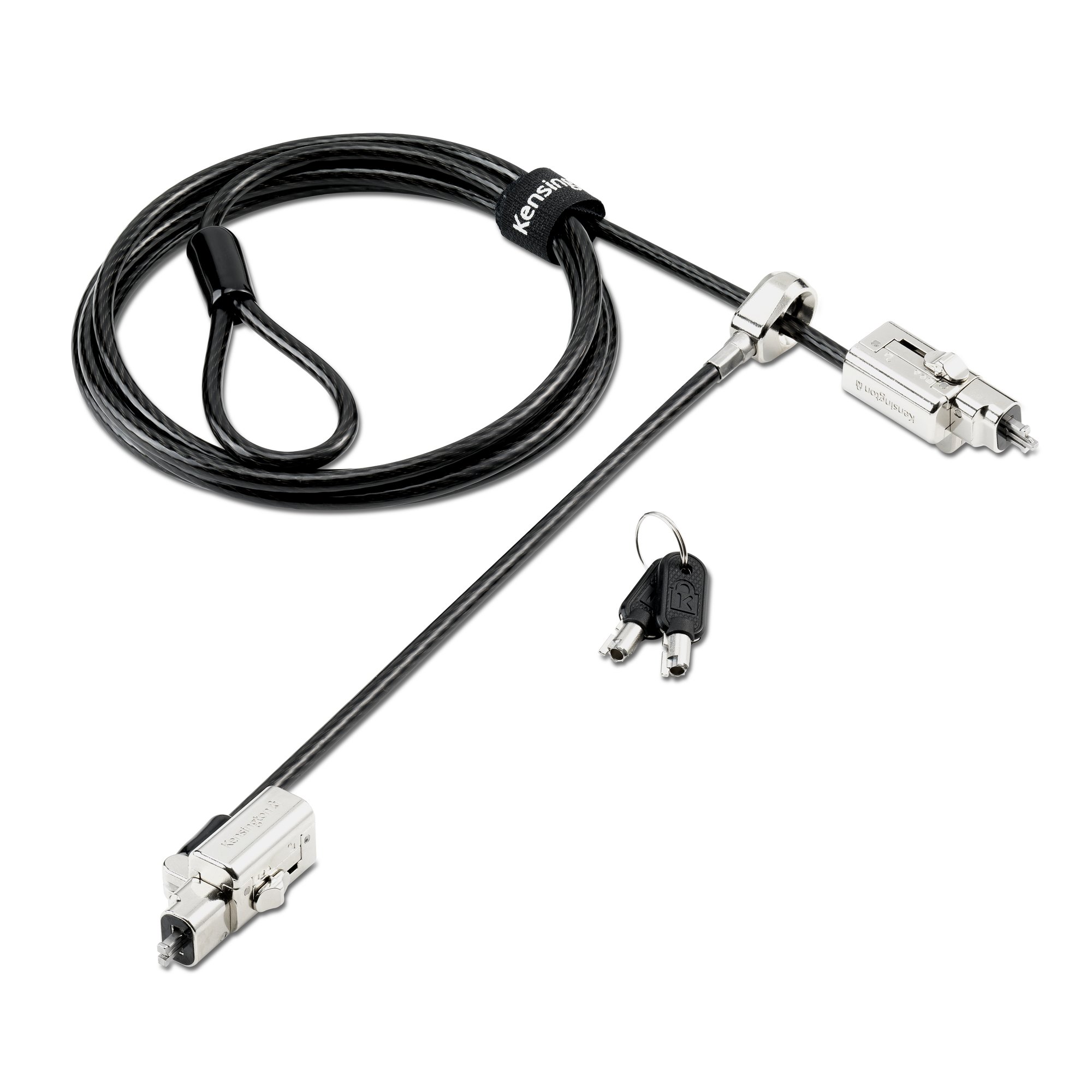 KENSINGTON Universal 3-in-1 2.0 Keyed Laptop Lock - Twin Lockheads KD