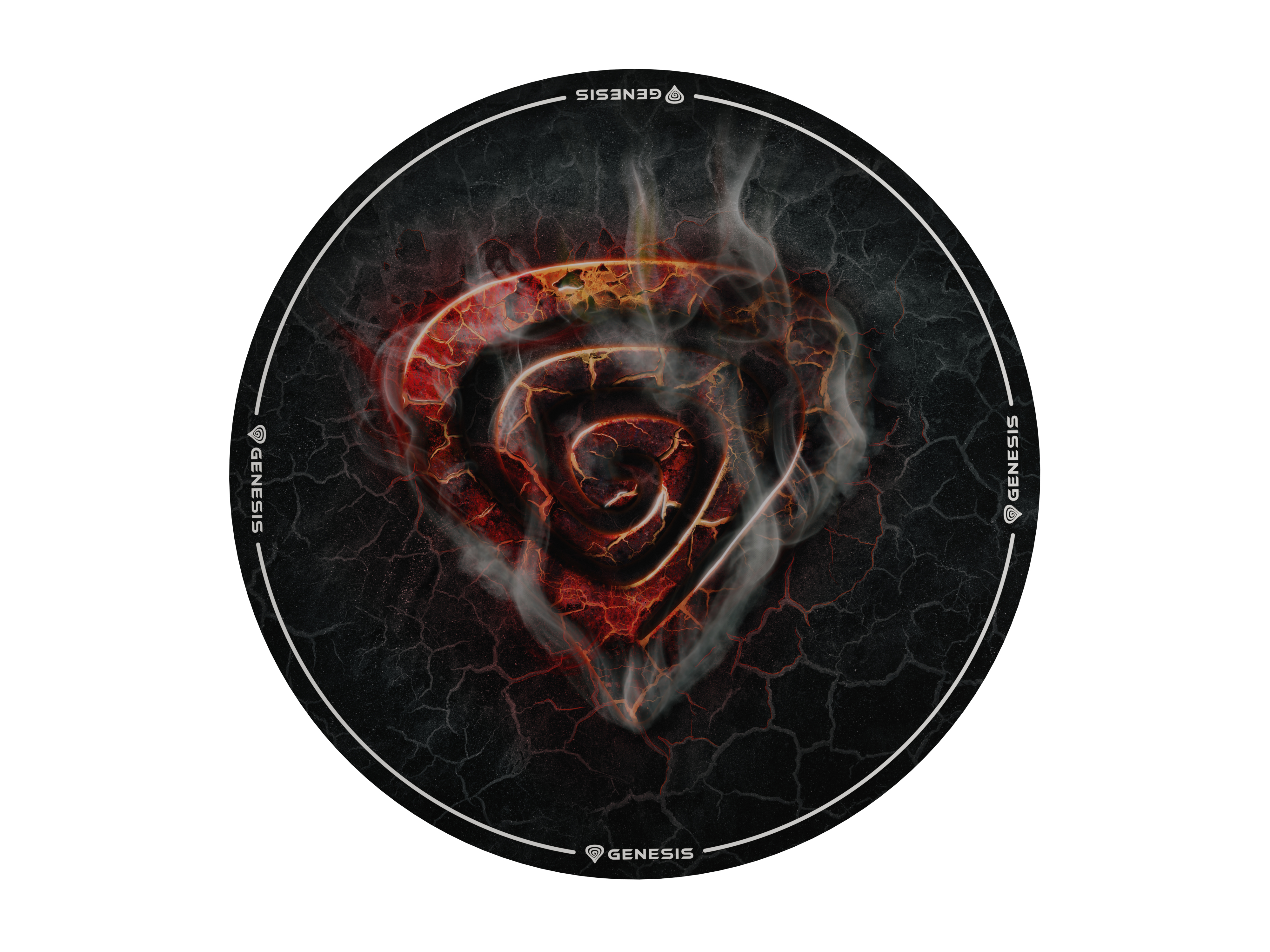 Genesis Bodenschutzmatte TELLUR 400 ROUND LAVA (1,0m)