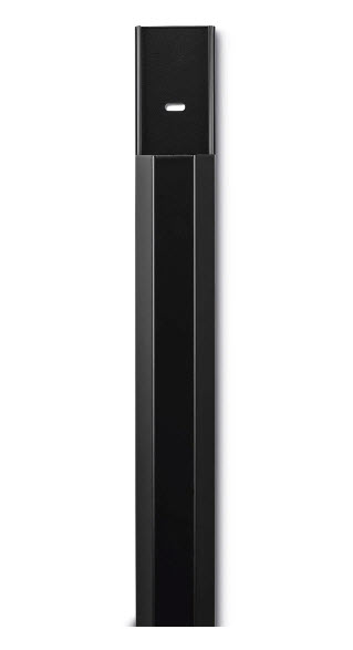 hama eckig Alu Kabelkanal 110,0 cm schwarz