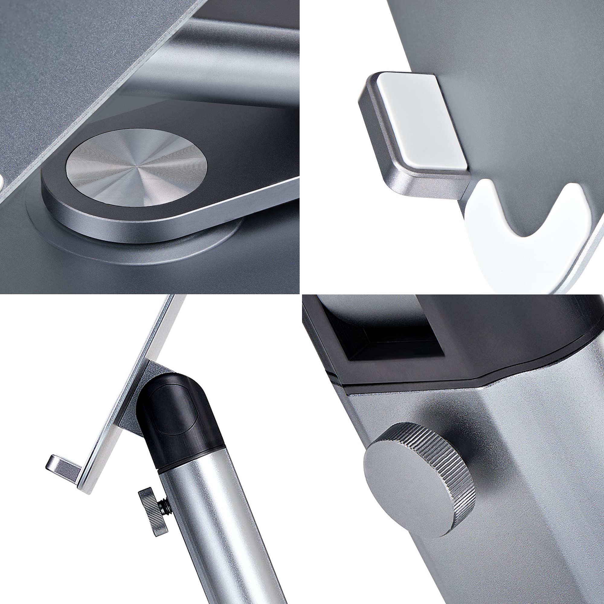 STARTECH.COM Ergonomischer Höhenverstellbarer Laptopständer Dreh-Neigbar Tragbar Laptophalterung-Notebookständer bis 5kg