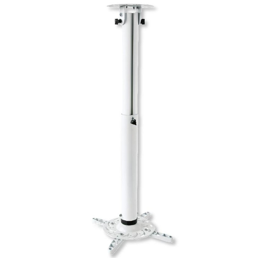 Techly Profi Deckenhalterung f. Beamer,ausziehbar,50-77cm,w.