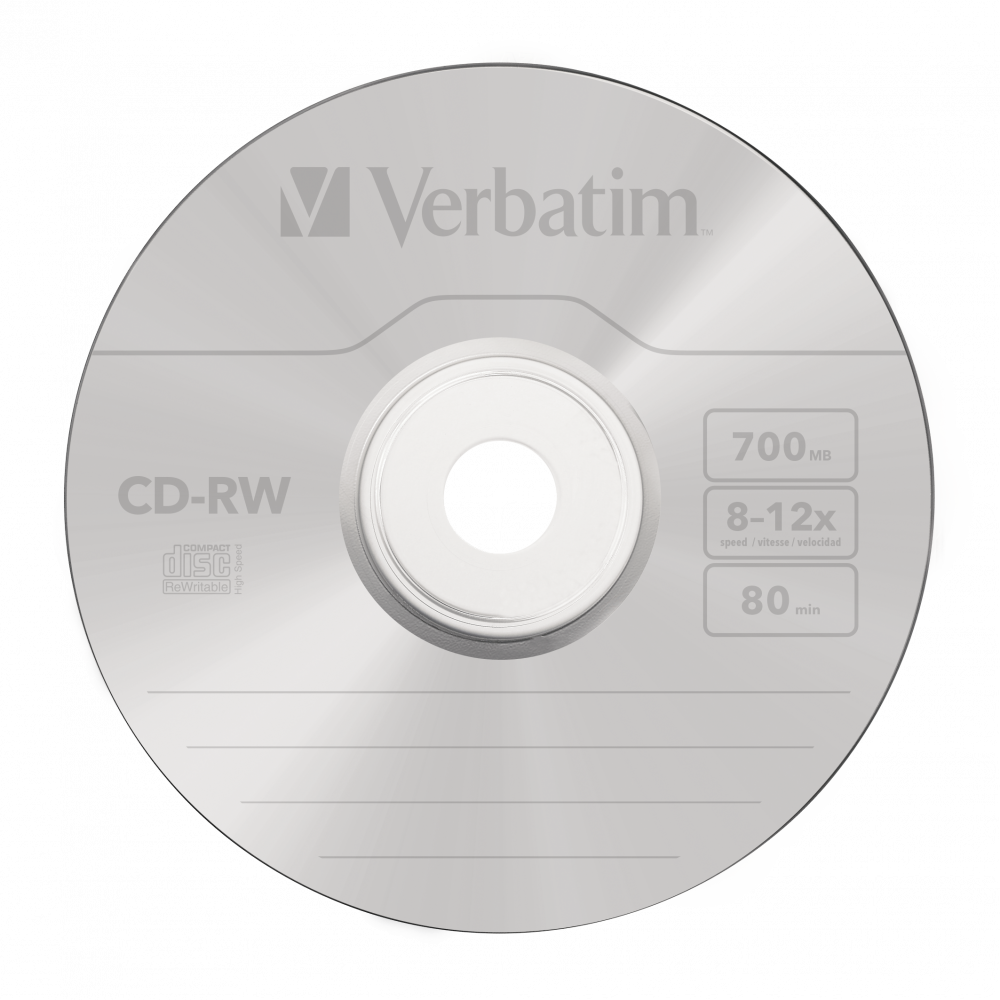 verbatim CD-RW 700 MB wiederbeschreibbar, 10 St.
