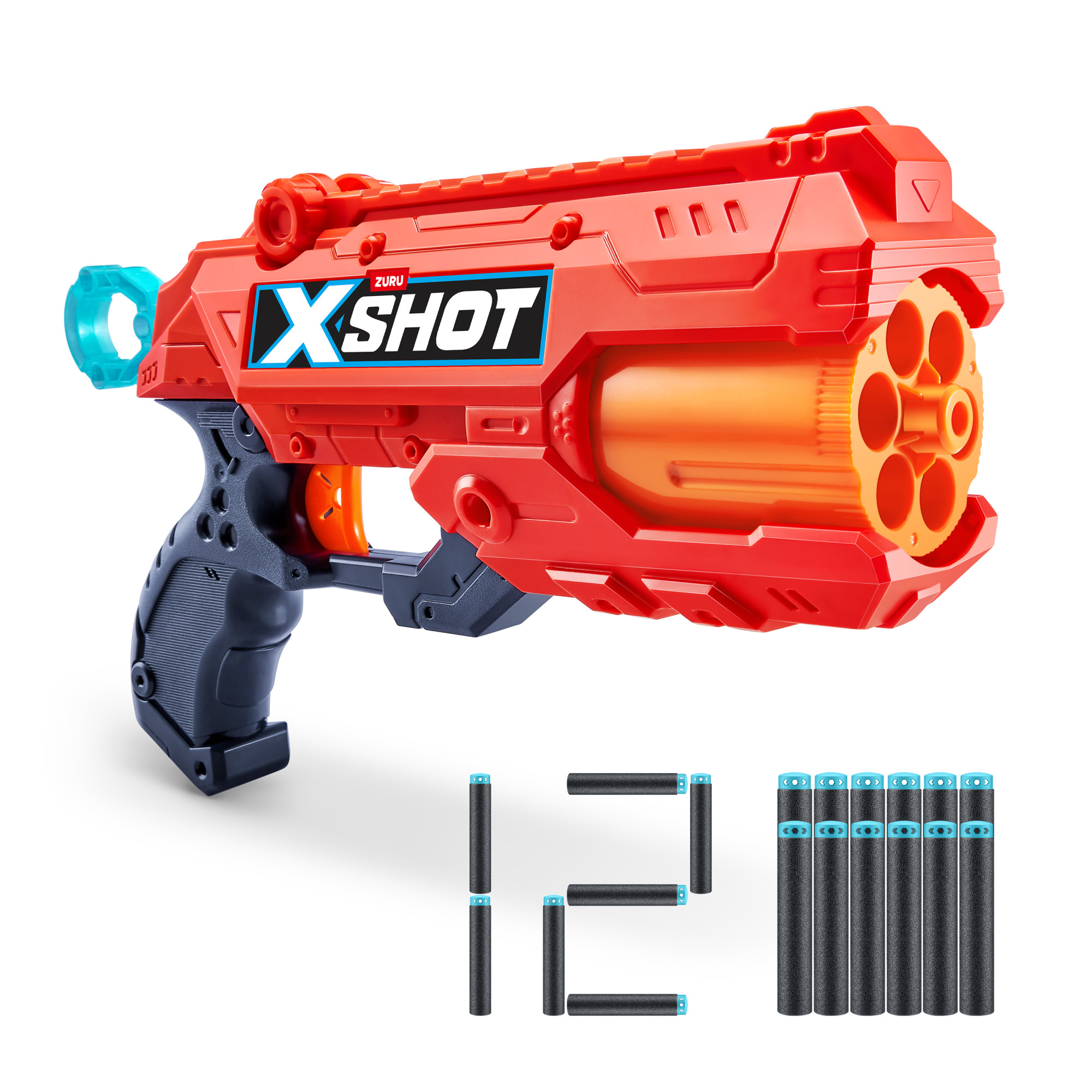 XSHOT Excel - Reflex 6 Blaster mit Darts, Dartblaster