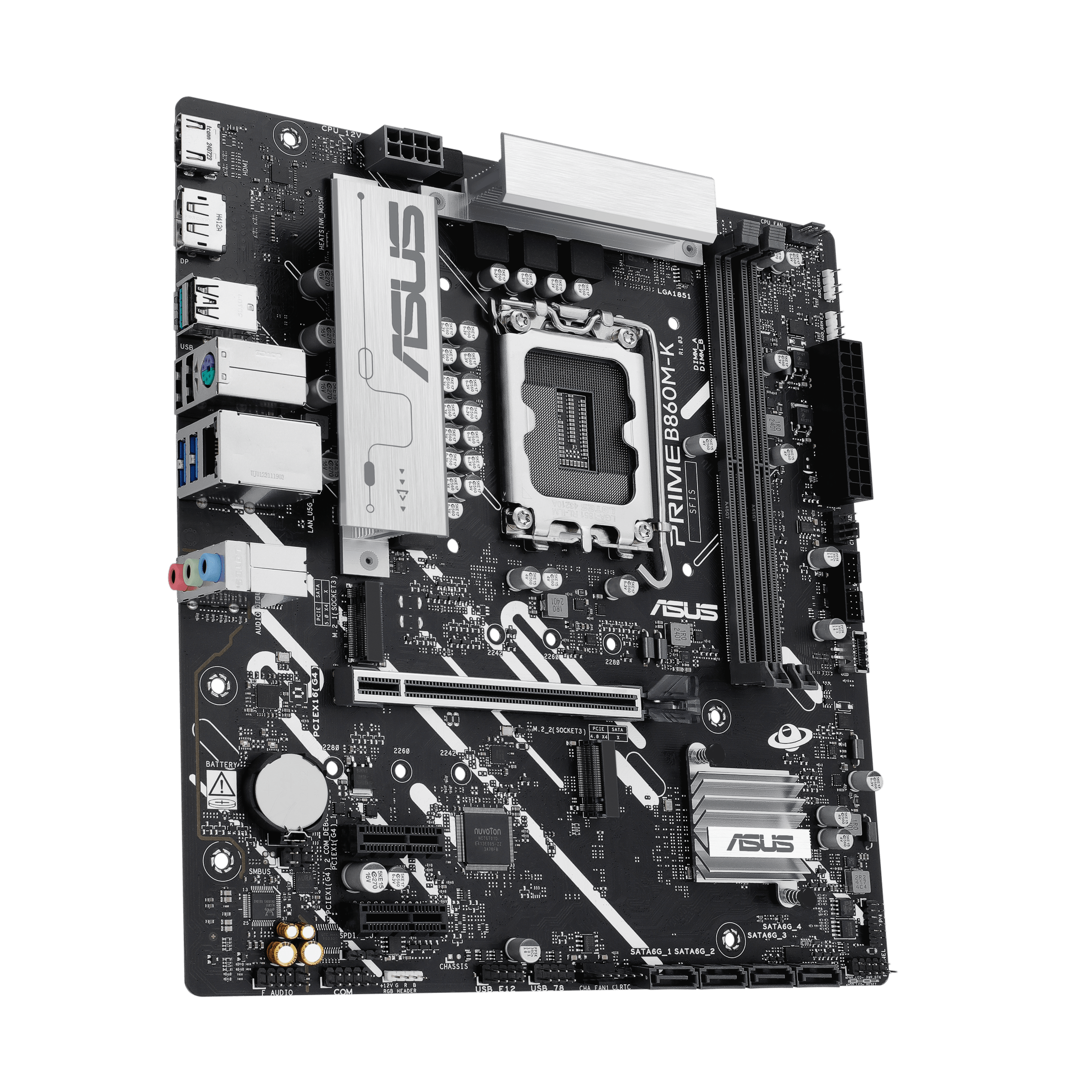 ASUS PRIME B860M-K (INTEL,1851,DDR5,mATX)