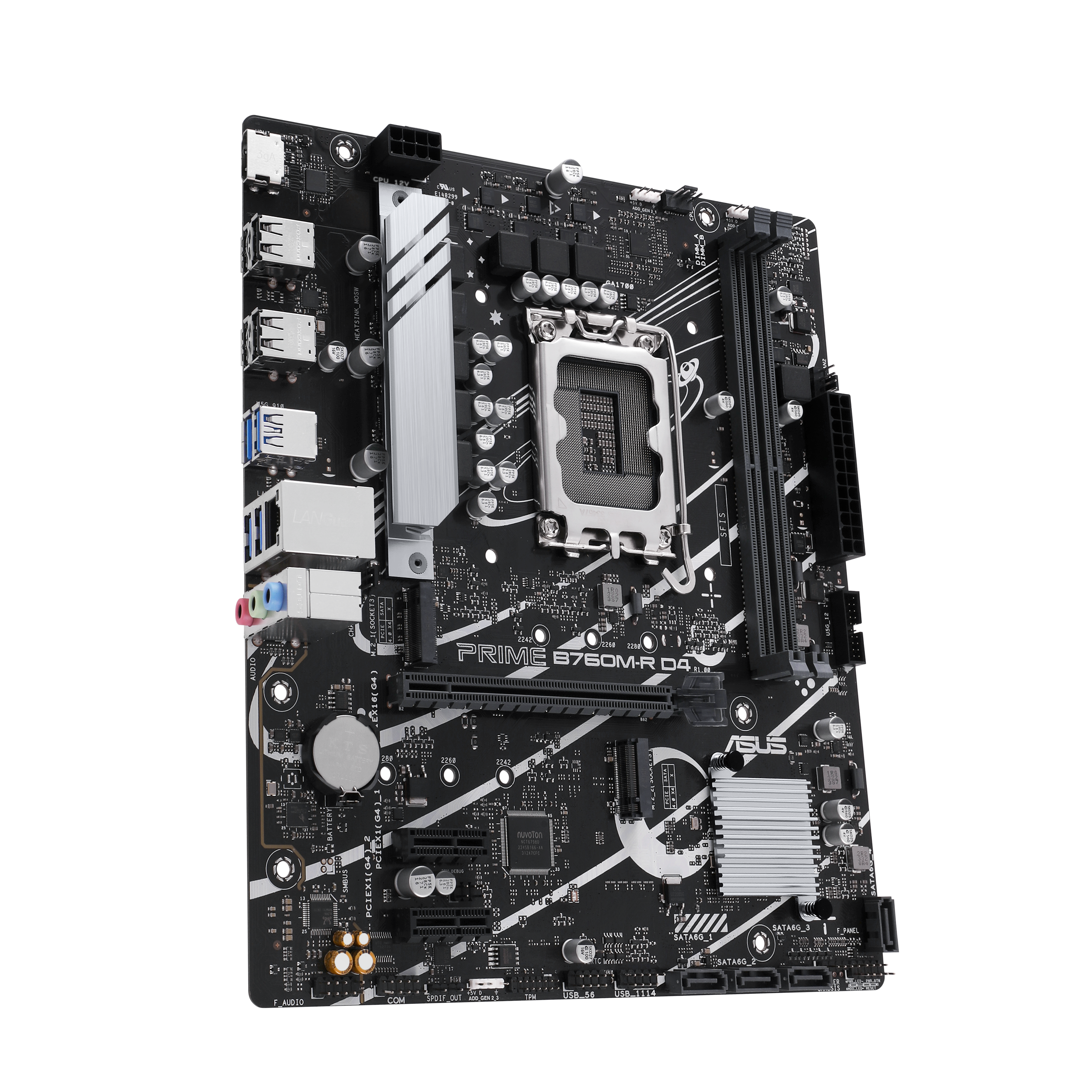 ASUS PRIME B760M-R D4 LGA1700 2xDDR4 4xSATA 2xM.2